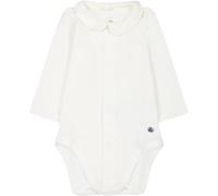 Petit Bateau A0B68 Langarm-Body Mit Kragen Unisex Baby Marshmallow 0-3 Monate