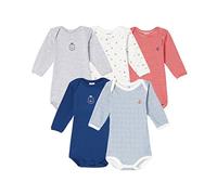 Petit Bateau Baby - Jungen Body 5P ML, 5er Pack, Gr. 62 (Herstellergröße: 3m/60cm), Mehrfarbig (Special Lot 00)