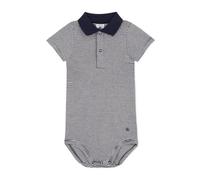 Petit Bateau Baby Jungen Kurzarm-Body mit Polokragen A09x7, Blau/Weiß, 3 Jahre