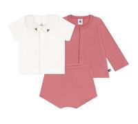 Petit Bateau Baby Mädchen 3-teiliges Set A0cgp, Rosenholz/Mehrfarbig, 0 Monate