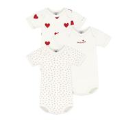 Petit Bateau Baby MädchenKurzarm-Body mit Streifen (3er Pack) , Variante 1, 6 Monate