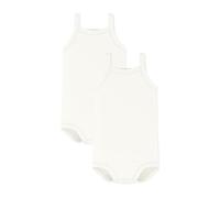 PETIT BATEAU 2er-Set: Bodys in Weiß - 42% | Größe 68 | Baby Bodys