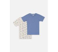 Petit Bateau - Bekleidung 2 Tee Shirts MC A0CSC00 - blau - Größe 3A