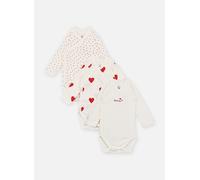 Petit Bateau Baby Langarm-Body für Neugeborene (Mädchen) 3er-Pack 0 Monate