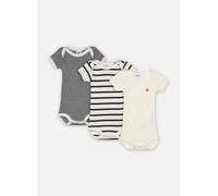 Petit Bateau - Bekleidung Lot de 3 bodies Manches Courtes Marinièr - mehrfarbig - Größe 12M