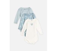 Petit Bateau - Bekleidung Lot de 3 bodies Manches Longues A0FNR - Mehrfarbig - Größe 18M