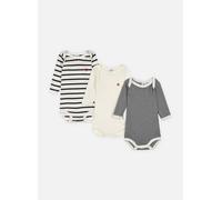 Petit Bateau Unisex BabyGestreifter Body mit langen Ärmeln (3er Pack) , Variante 1, 12 Monate