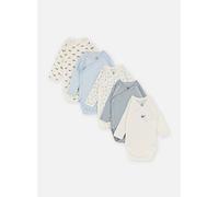 Petit Bateau - Bekleidung Lot de 5 Bodies Croisés Manches Longues Baleine - weiß - Größe 0M