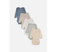Petit Bateau - Bekleidung Lot de 5 Bodies Manches Longues Semaine - weiß - Größe 3M