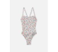 Petit Bateau Mädchen A0CXQ 1-teiliger Badeanzug, Weiß/Mehrfarbig, 5 Jahre