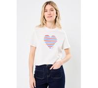 Petit Bateau - T-shirt droit manches courtes col rond - Damen - weiß - Größe S