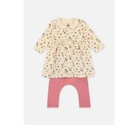 Petit Bateau A0BBX Langarmkleid Und Leggings Baby Mädchen Avalanche/Multico 3 Monate