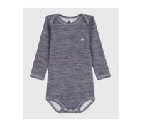 PETIT BATEAU Body in Anthrazit - Größe 62 | Baby Bodys