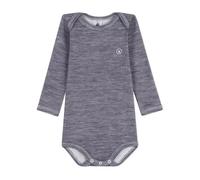 Petit Bateau Body manches longues bébé en laine et coton