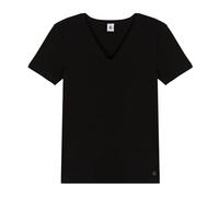 Petit Bateau Damen A0AKF T-Shirt, Noir, XXS
