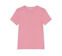 Petit Bateau Damen A0D3P Kurzärmeliges T-Shirt, Pfingstrose/Marshmallow, XXS