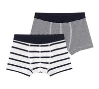 Petit Bateau - Boxershorts LOT 2er-Pack in smoking/marshmallow Gr.104