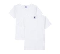 Petit Bateau - Bekleidung Lot de 2 Tee-Shirt Manches Courtes Garço - Weiß - Größe 12A