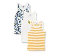 Petit Bateau Jungen A02GL Unterhemd, 3er Pack, Variante 1, 4 Jahre (104cm)