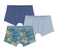 PETIT BATEAU 3er-Set: Boxershorts in Blau - Größe 104 | Kinder Waesche