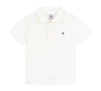 Petit Bateau Jungen Kurzarm-Poloshirt A0cod, Weiß, 10 Jahre