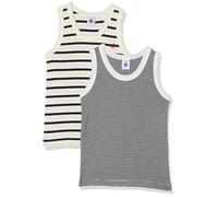 Petit Bateau Jungen Unterhemd Debardeur 28974, 2er Pack, Gestreift, Gr. 104 (Herstellergröße: 4ans/104cm), Mehrfarbig (Special Lot 00 00)