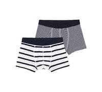 Petit Bateau - Boxershorts LOT 2er-Pack in smoking/marshmallow Gr.122/128