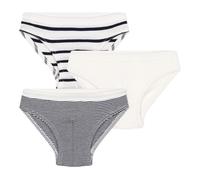 Petit Bateau - Unterhose BOOT 3er-Pack in marshmallow/smoking Gr.116