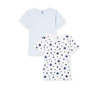 Petit Bateau JungenKurzarm-T-Shirt (2er Pack) , Variante 1, 5 Jahre
