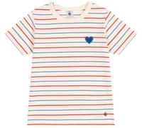 Petit Bateau Mädchen A0CQ4 Kurzärmeliges T-Shirt, Ecru/Mehrfarbig, 3 Jahre