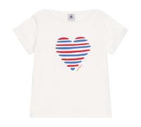 Petit Bateau Mädchen A0D6L T-Shirt, Weiß, 3 Jahre