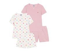 PETIT BATEAU 2er-Set: Pyjamas in Weiß - Größe 92 | Baby Waesche