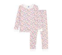 Petit Bateau Mädchen Claudia Sn Nachtwäsche, Marshmallow/Multico, 2 Jahre