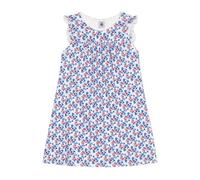 Petit Bateau Mädchen Kurzarm-Nachthemd A0cug, Weiß/Mehrfarbig, 5 Jahre