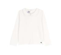 Petit Bateau Mädchen Langarm-T-Shirt, Weiss Marshmallow, 3 Jahre
