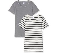 Petit Bateau Mädchen T Shirt MC_2896300 28963 Unterhemd, Mehrfarbig (Special Lot 00 00), 110 (Herstellergröße: 5ans/110cm) (2er Pack)