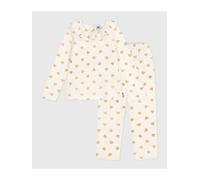 PETIT BATEAU Pyjama in Beige - Größe 116 | Kinder Waesche