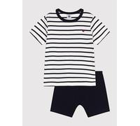 PETIT BATEAU Pyjama in Dunkelblau - Größe 152 | Kinder Waesche