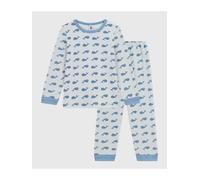 PETIT BATEAU Pyjama in Hellblau - Größe 86 | Baby Waesche