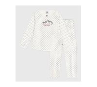 PETIT BATEAU Pyjama in Weiß - Größe 140 | Kinder Waesche