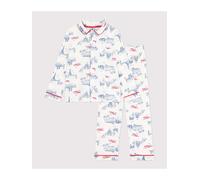 PETIT BATEAU Pyjama in Weiß - Größe 152 | Baby Waesche