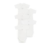 5er-Pack Baby Wickelbodys mit kurzen Ärmeln PETIT BATEAU weiß Gr. 68