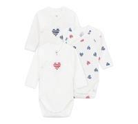 Petit Bateau Unisex Baby Langarm-Bodys zur Geburt A0cas, Variante 1, 0 Monate