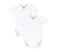 2er-Pack Baby Kurzarmbodys PETIT BATEAU weiß Gr. 68