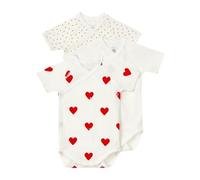 Petit Bateau Unisex BabyKurzarm-Body für Neugeborene (3er Pack) , Variante 1, 0 Monate