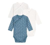 Petit Bateau Unisex BabyLangarm-Body für Neugeborene (3er Pack) , Variante 2, Verfrüht