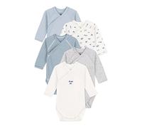 Petit Bateau Unisex BabyLangarm-Body für Neugeborene (5er Pack) , Variante 1, Verfrüht