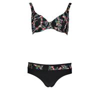 PETITE FLEUR Bügel-Bikini Damen schwarz-bedruckt Gr.38
