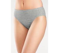 Bikinislip PETITE FLEUR, Damen, Gr. 48, bunt (rot, weiß, marine, grau, meliert, marine), Piqué, Obermaterial: 95% Baumwolle, 5% Elasthan, unifarben, körpernah, Unterhosen, aus weicher Pikee-Qualität (
