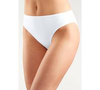 Bikinislip PETITE FLEUR Gr. 48/50, 10 St., schwarz-weiß (weiß, schwarz) Damen Unterhosen Bikini Slips aus elastischer Baumwolle (867496-48)